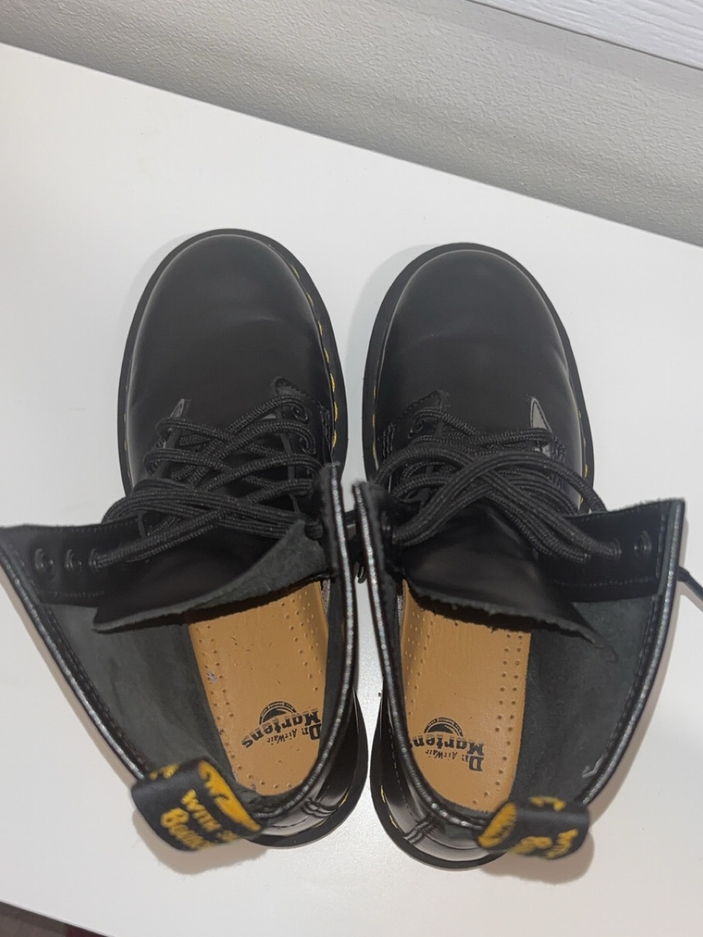 Dr. Martens 1460 AirWair Black Leather Combat Boots Women’s 7 EU 38 - Picture 10 of 11